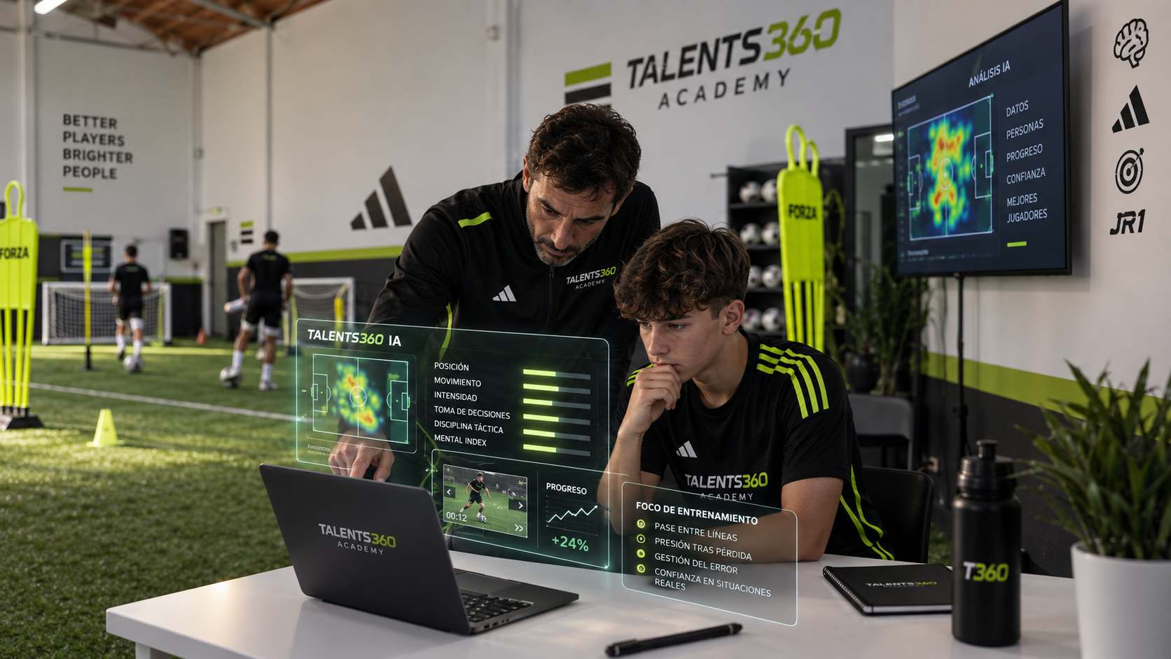 TalentsIA en las instalaciones reales de Talents360 Academy